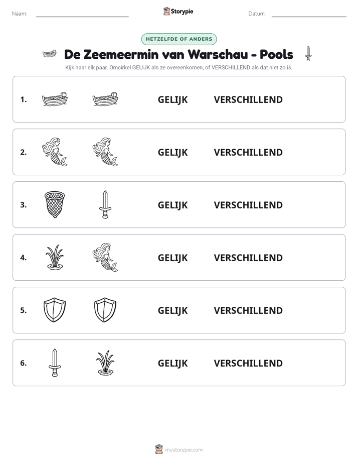 Zelfde of Verschillend