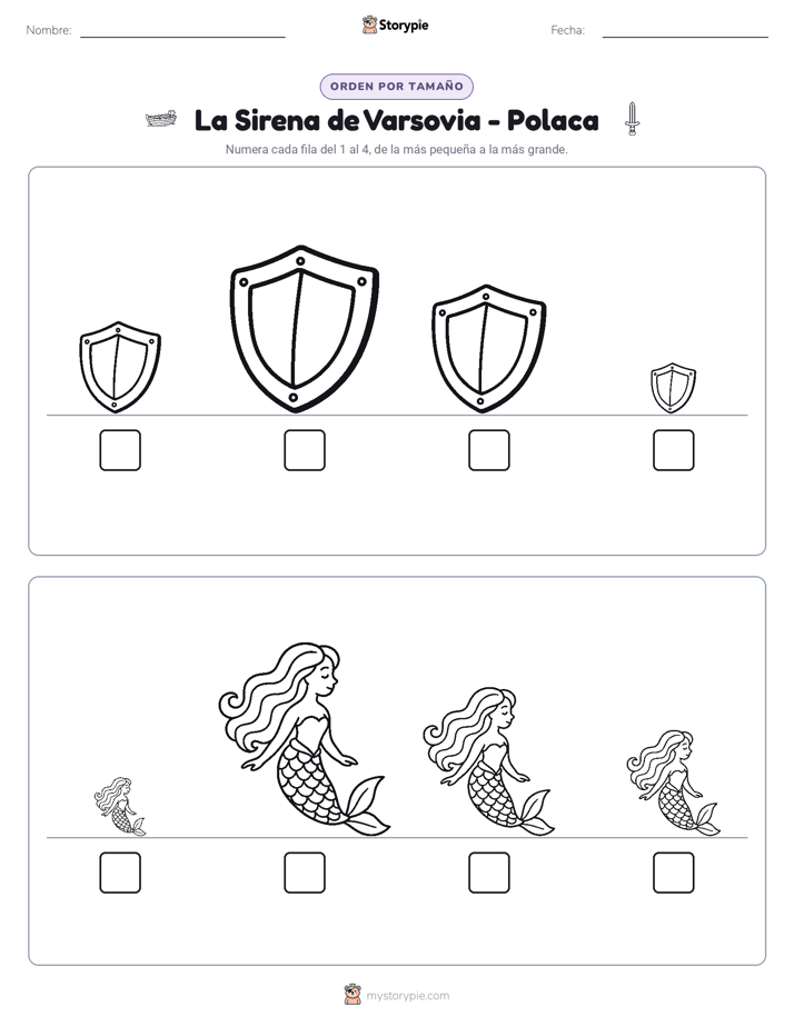 Orden de Tamaños