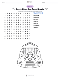 Prabaca lembar kerja cetak Lech, Ceko dan Rus - Slavia