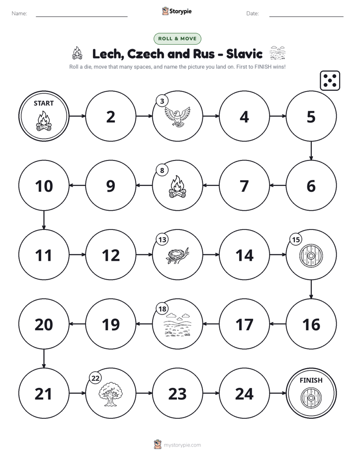Roll & Move Game