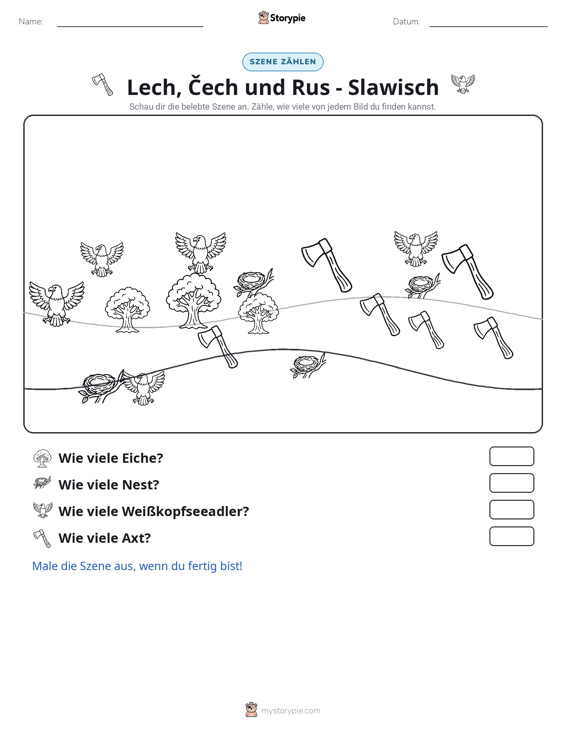 Zähl-Szene