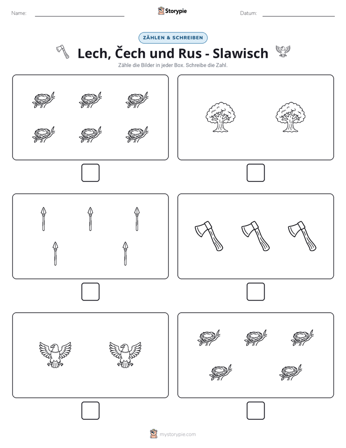 Zählen & Schreiben