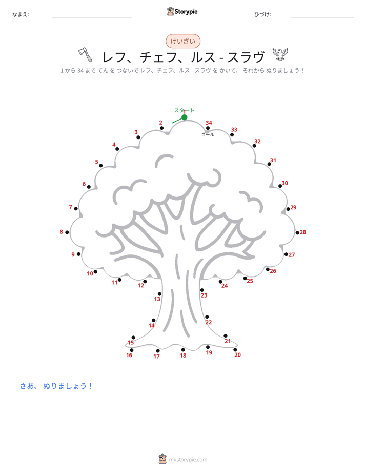 点つなぎ