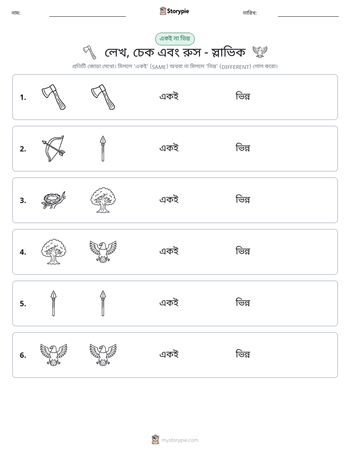 একই বা ভিন্ন