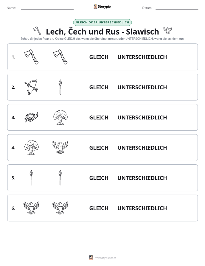 Gleich oder Anders