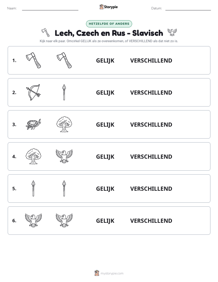 Zelfde of Verschillend