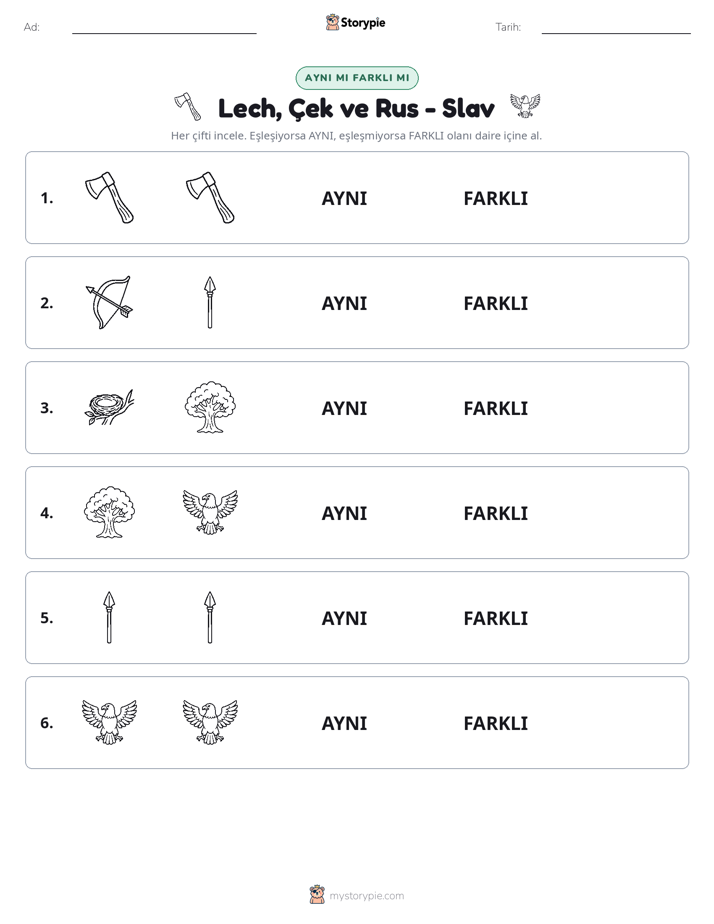 Aynı mı Farklı mı