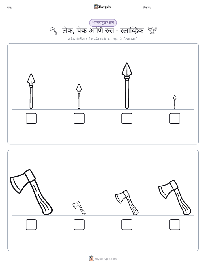आकार क्रम