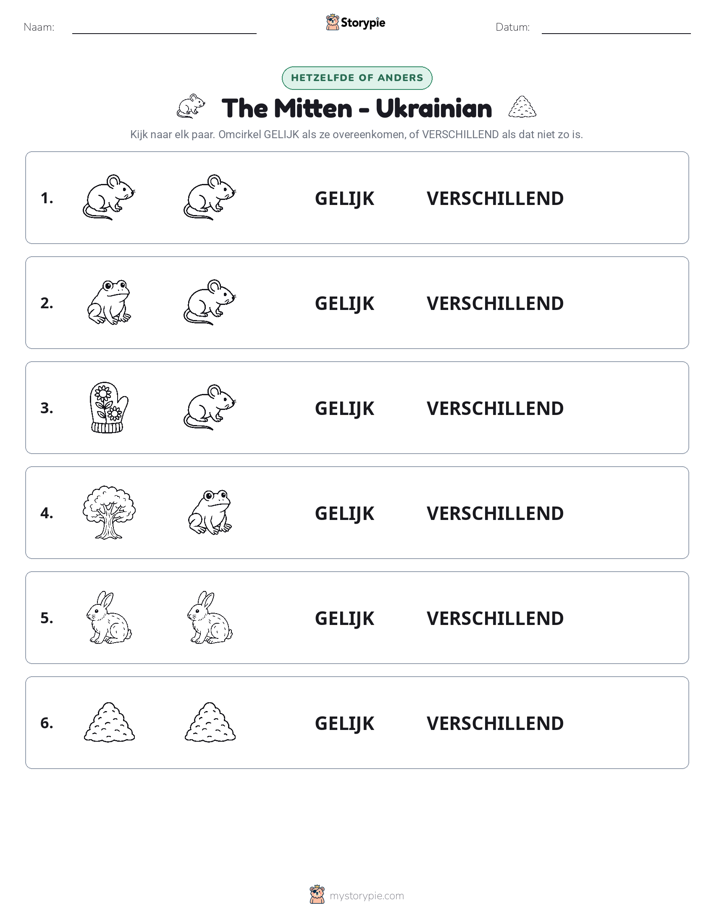 Zelfde of Verschillend