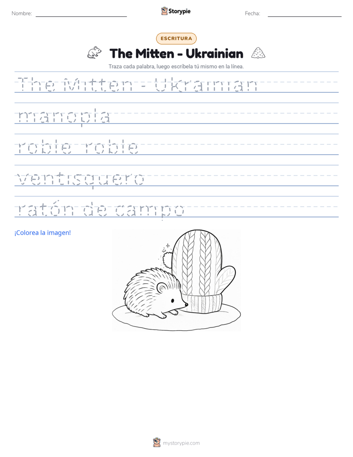 Práctica de Escritura