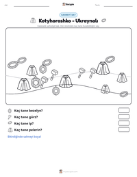 Kotyhoroshko - Ukraynalı yazdırılabilir çalışma sayfası önizlemesi