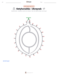 Kotyhoroshko - Ukraynalı yazdırılabilir çalışma sayfası önizlemesi