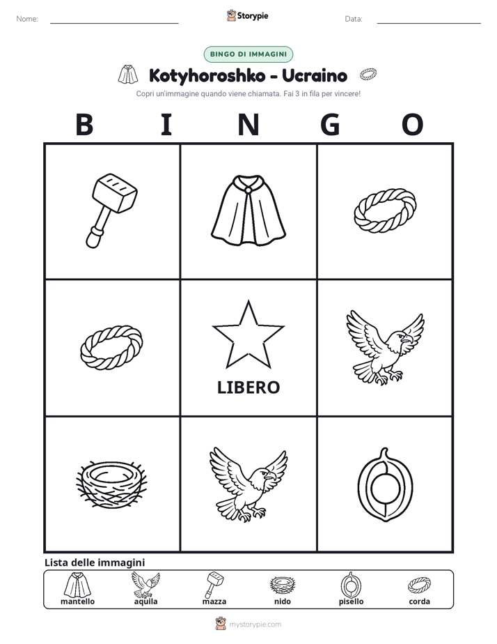 Bingo delle Immagini