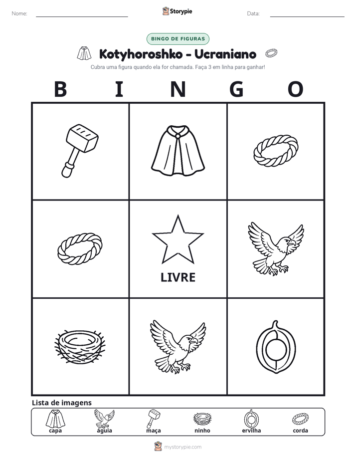 Bingo de Imagens