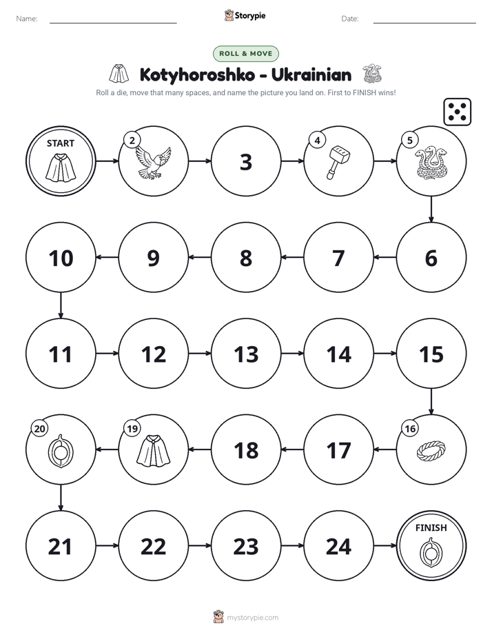 Roll & Move Game