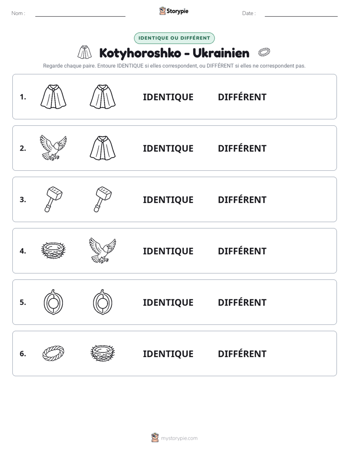 Identique ou Différent