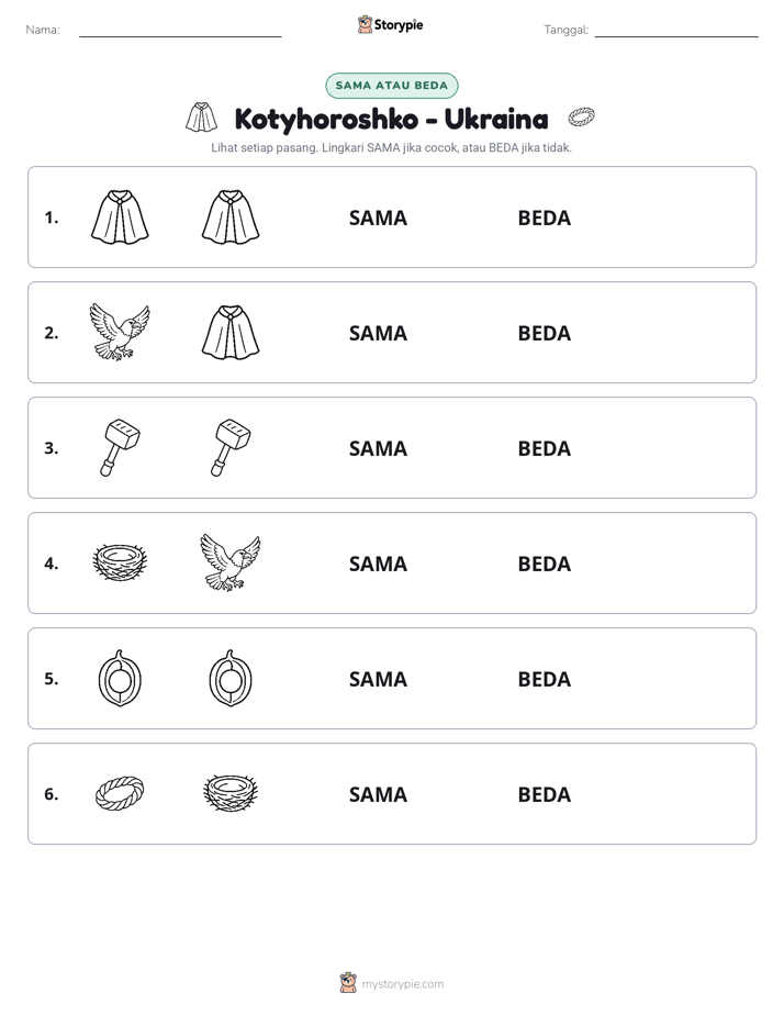 Sama atau Berbeda