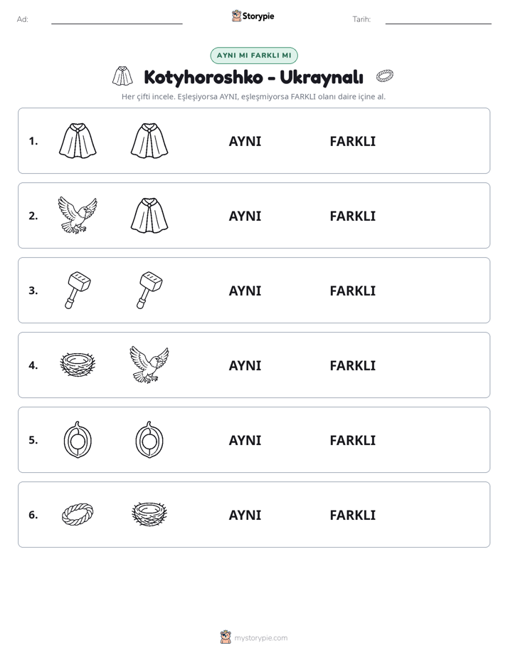 Aynı mı Farklı mı