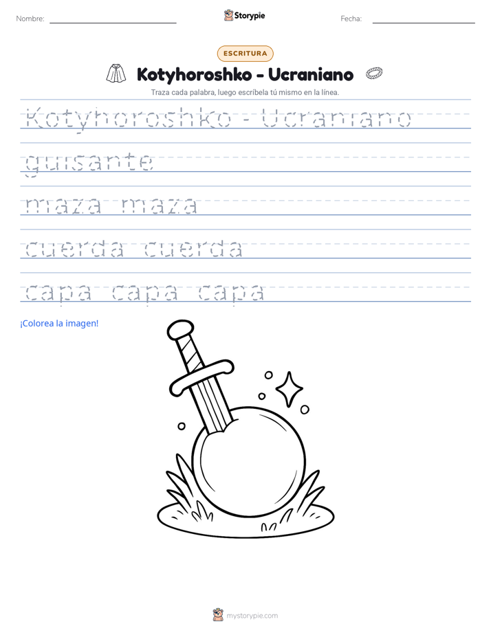 Práctica de Escritura