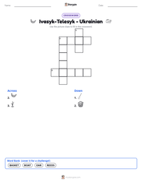 Ivasyk-Telesyk - Ukrainian printable worksheet preview