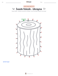 İvasik-Telesik - Ukrayna yazdırılabilir çalışma sayfası önizlemesi