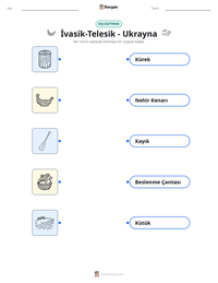 İvasik-Telesik - Ukrayna yazdırılabilir çalışma sayfası önizlemesi