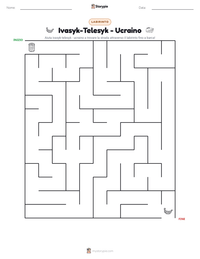 Anteprima della scheda stampabile di Ivasyk-Telesyk - Ucraino