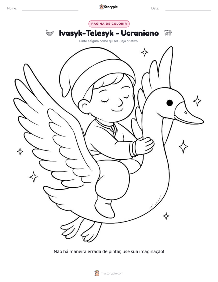 Página para colorir