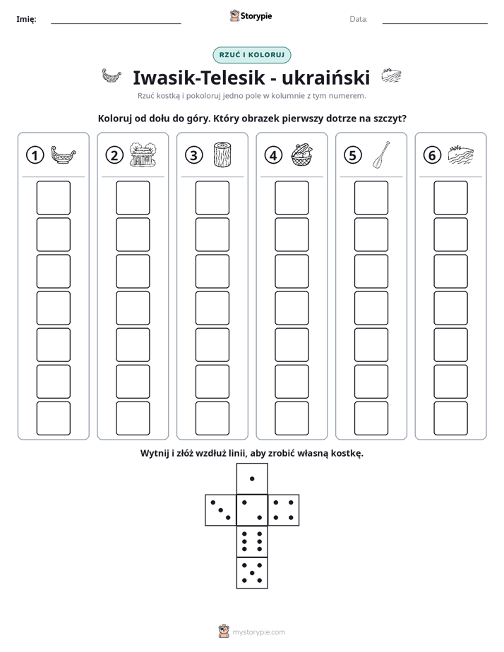 Rzuć i koloruj