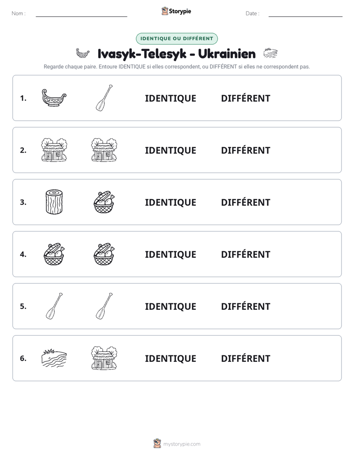 Identique ou Différent