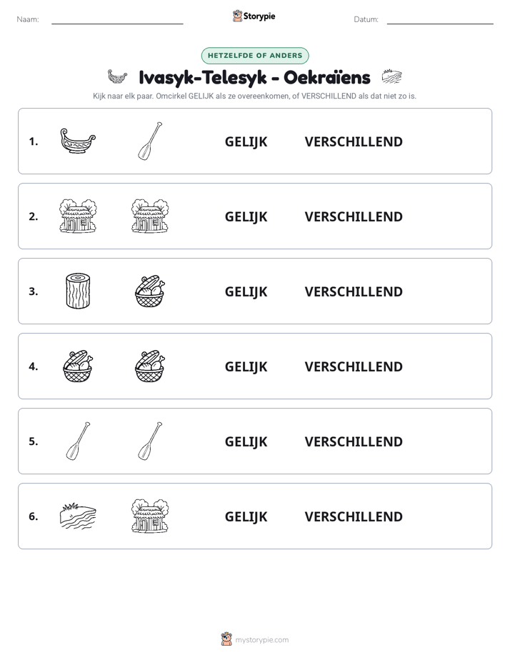 Zelfde of Verschillend