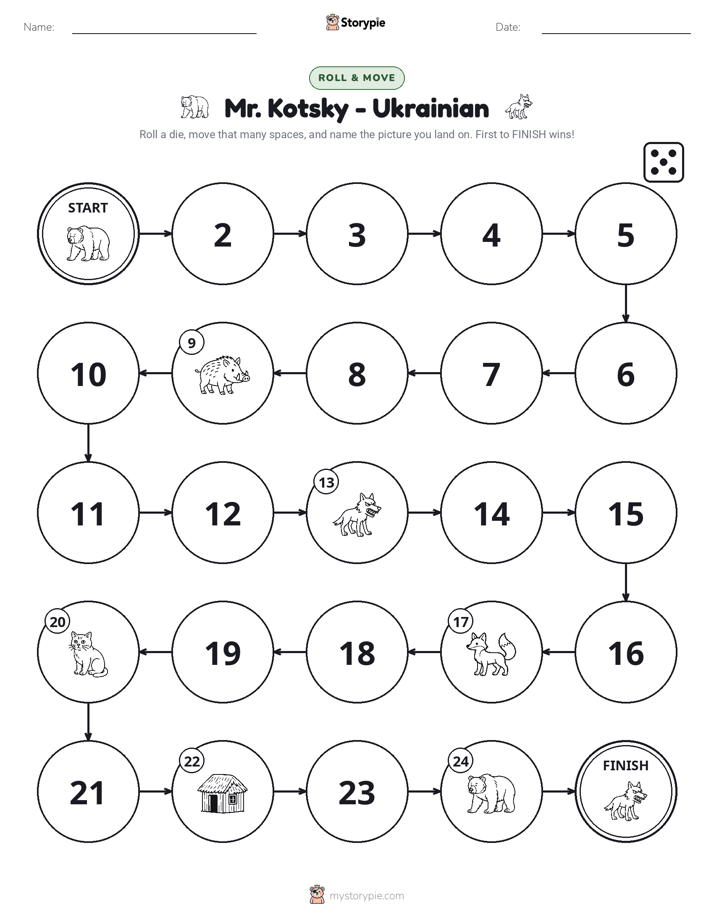 Roll & Move Game