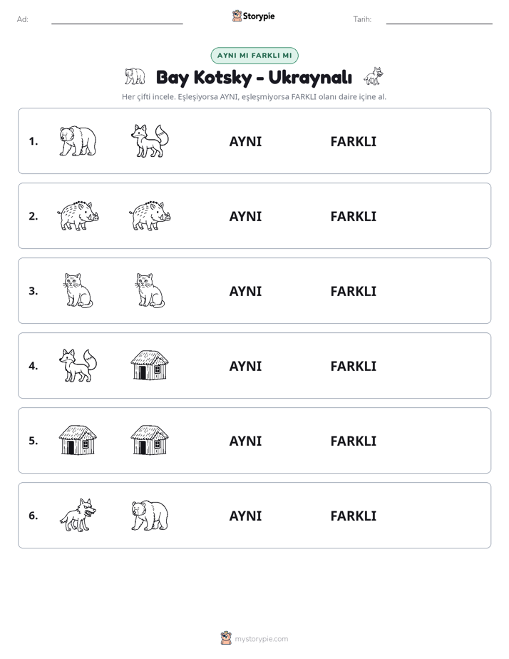 Aynı mı Farklı mı