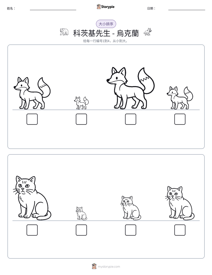 大小排序