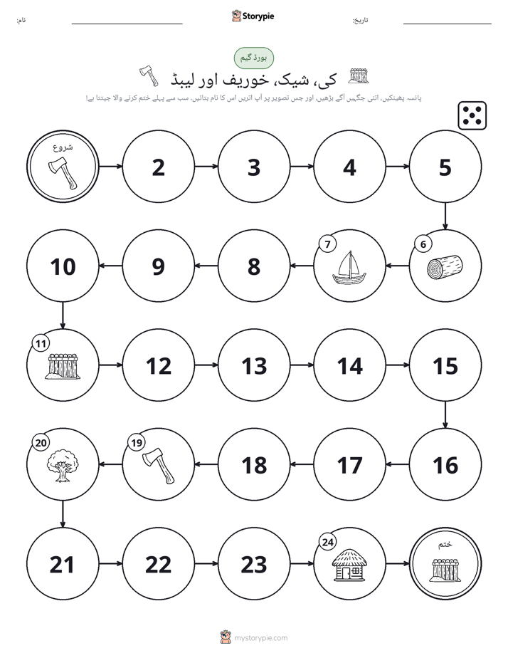 رول اور منتقل کریں کھیل