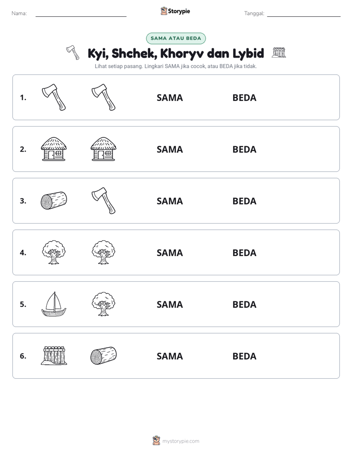 Sama atau Berbeda