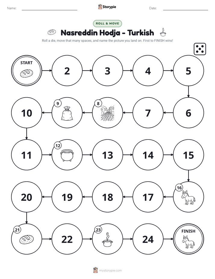 Roll & Move Game