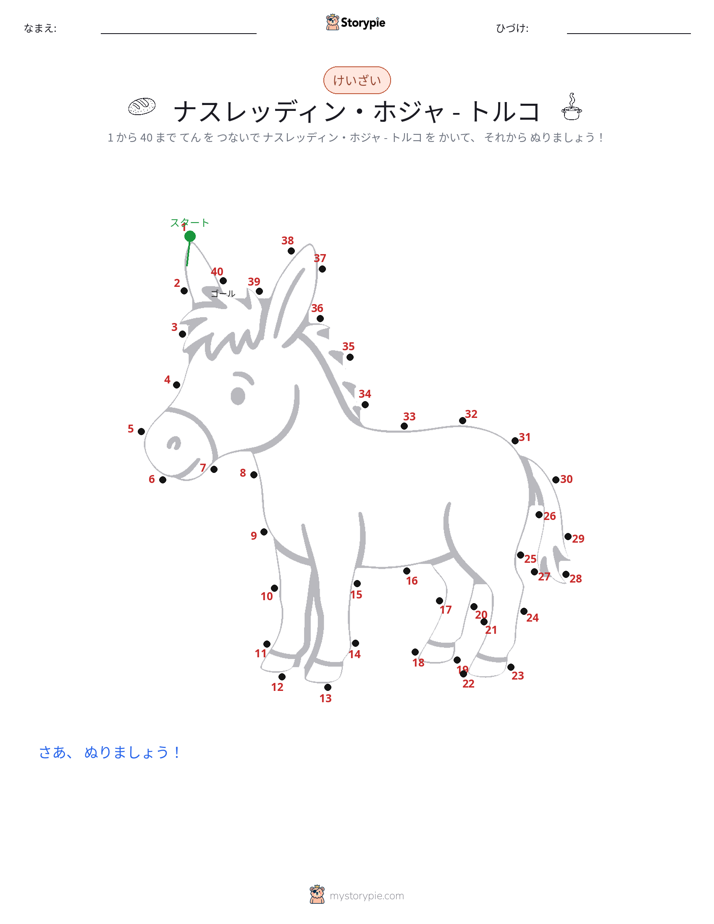 点つなぎ