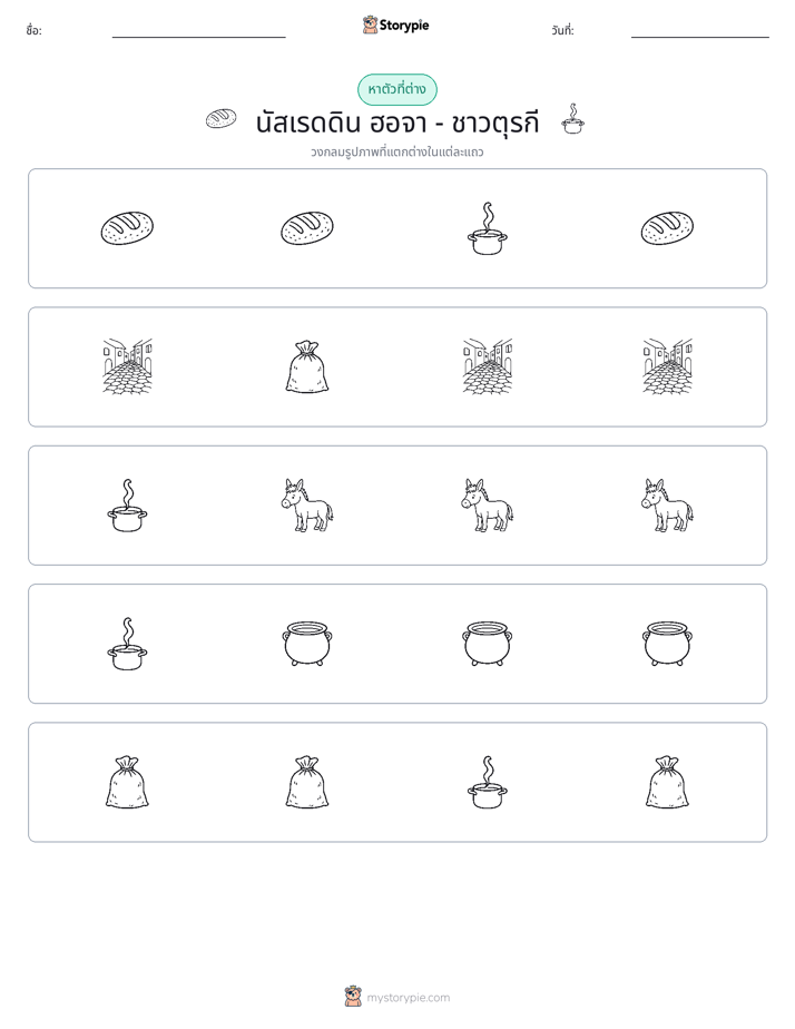 ตัวที่แตกต่าง