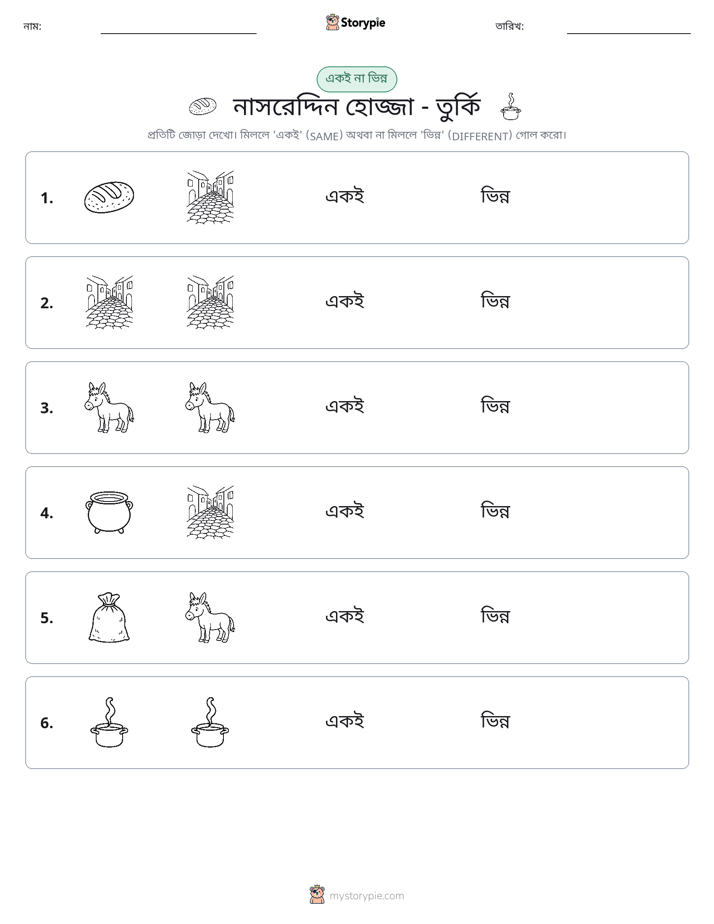 একই বা ভিন্ন