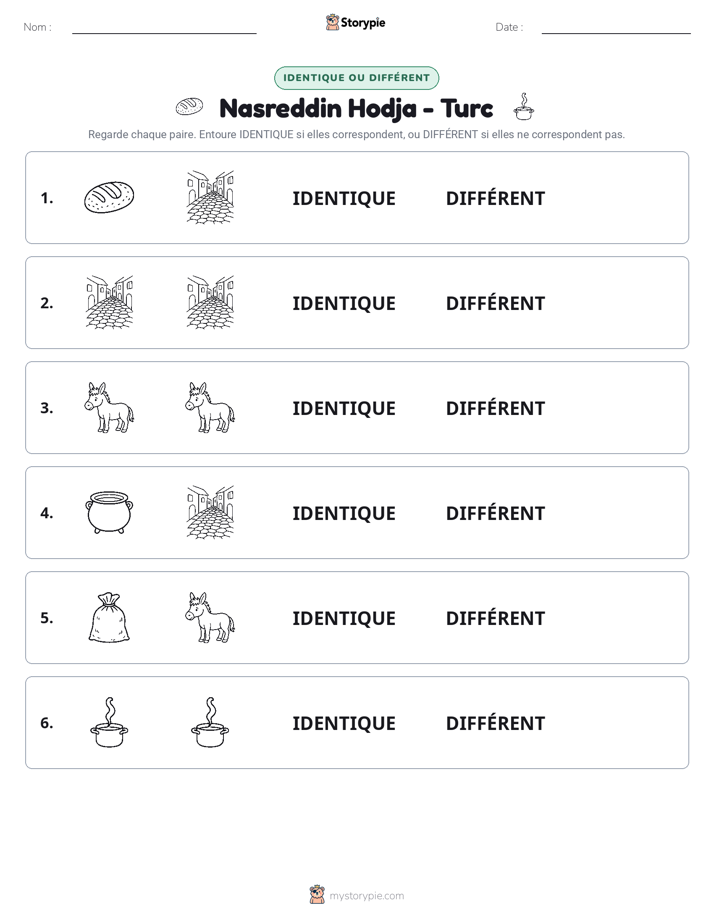 Identique ou Différent