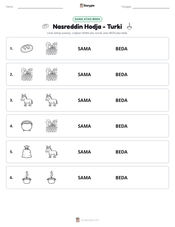 Sama atau Berbeda
