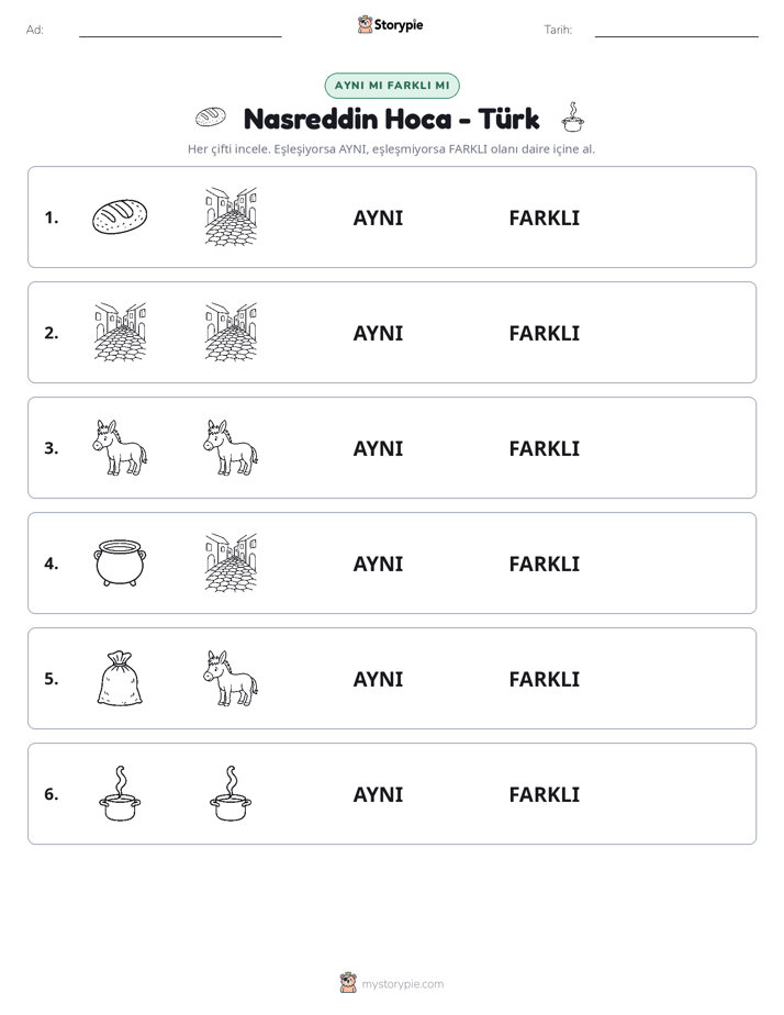 Aynı mı Farklı mı