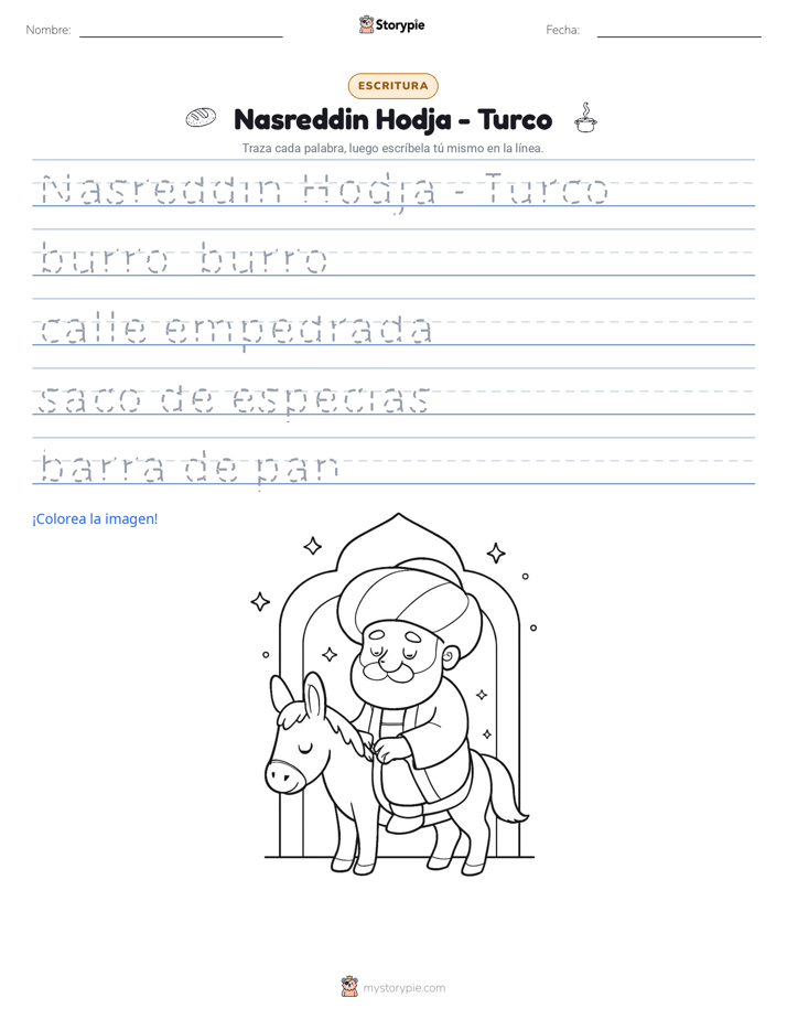 Práctica de Escritura
