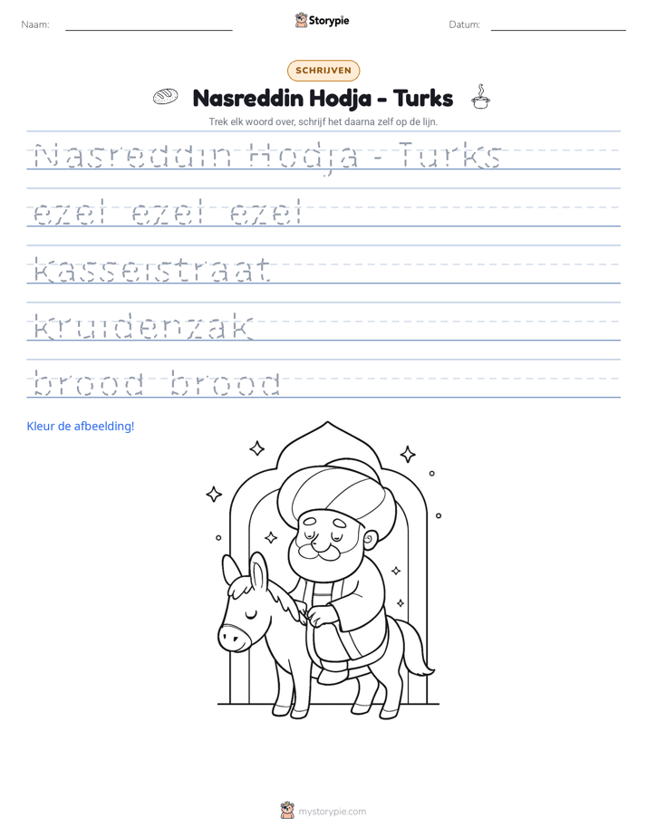 Schrijf Oefening