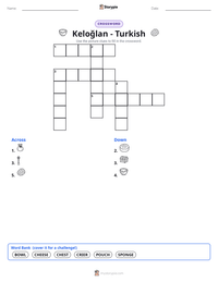 Keloğlan - Turkish printable worksheet preview