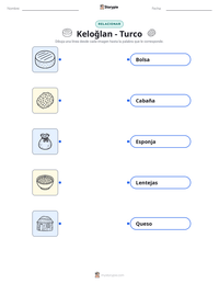 Vista previa de la hoja de trabajo imprimible de Keloğlan - Turco