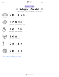 Keloğlan - Turkish printable worksheet preview