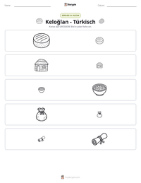 Keloğlan - Türkisch druckbare Arbeitsblatt Vorschau