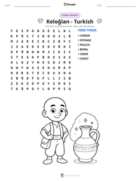 Keloğlan - Turkish printable worksheet preview